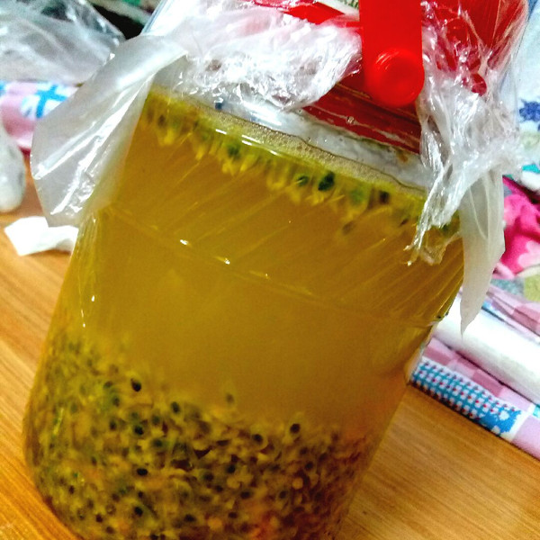 我的饕餮胃的百香果酒做法的学习成果照