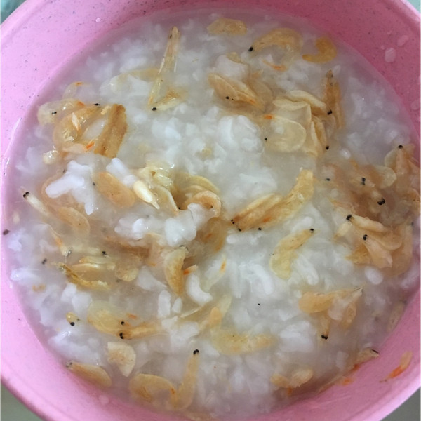 春纬的香菇虾皮瘦肉糙米粥做法的学习成果照