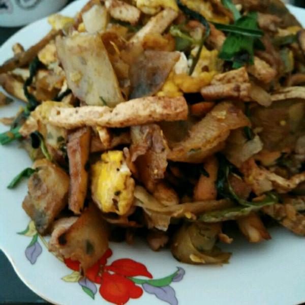 炒油饼