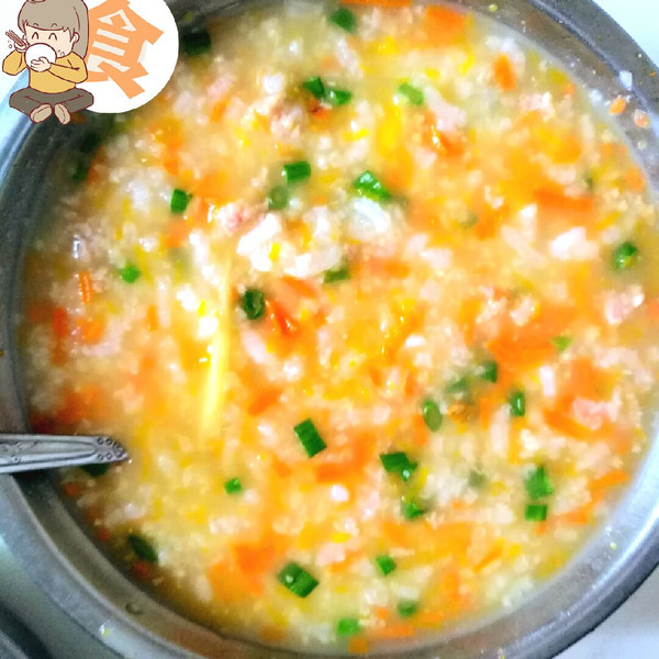 宝宝食谱—胡萝卜瘦肉粥