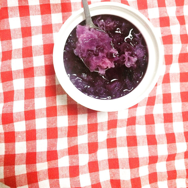 S-JIEER的美容养颜甜汤(百合皂角米紫薯糖水