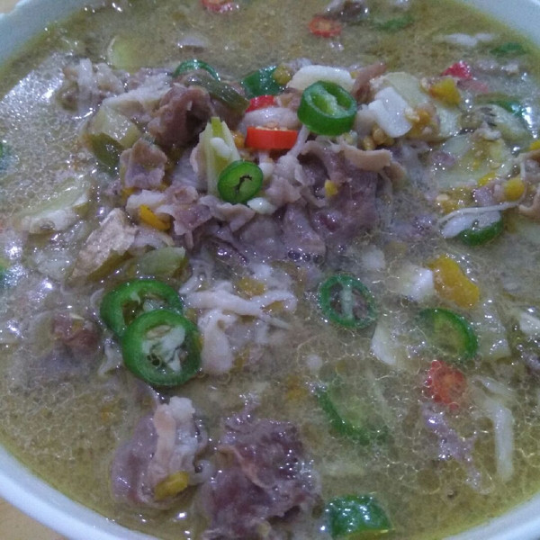 菠菜南方的酸汤晴天丨酸酸辣辣超开胃【微体鱼丸豆腐肥牛汤图片