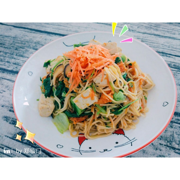 炒菜拌面
