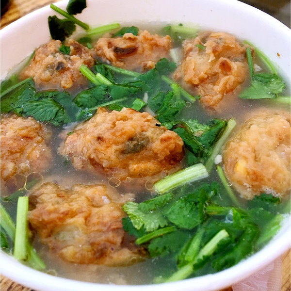 杨林厨艺的素丸子汤做法的学习成果照