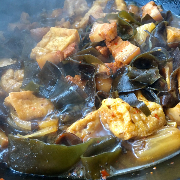 可可的辣白菜炖五花肉海带豆腐做法的学习成果