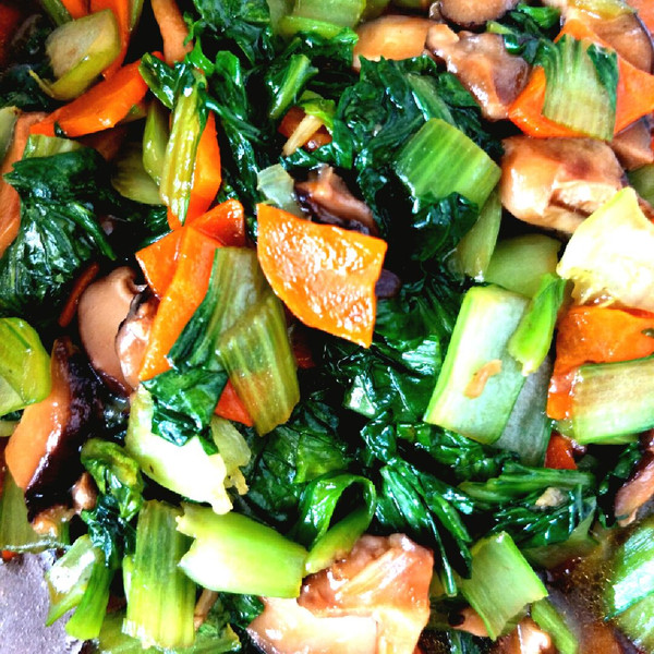 杨梅189的香菇油菜(家常菜版)做法的学习成果