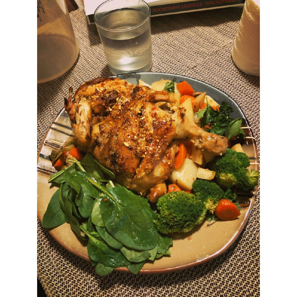 董小姐的肖小厨_steven的锡纸烤鸡!做法的学习