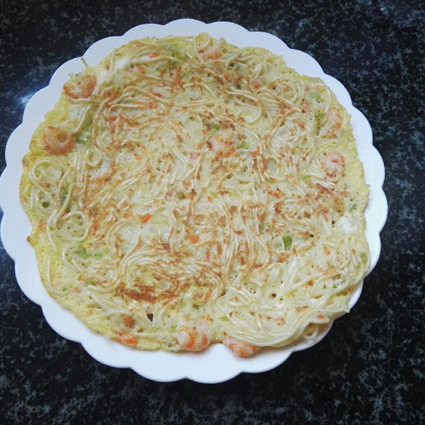 咿咿呀呀的宝宝辅食之鲜虾鸡蛋面饼做法的学习