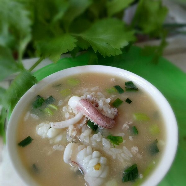 橙子12138的鲜鱿肉末粥做法的学习成果照