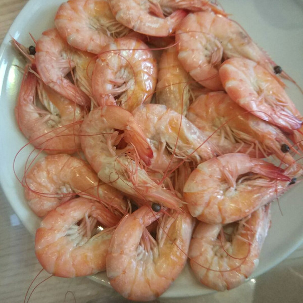 无言寻味的白水煮虾做法的学习成果照