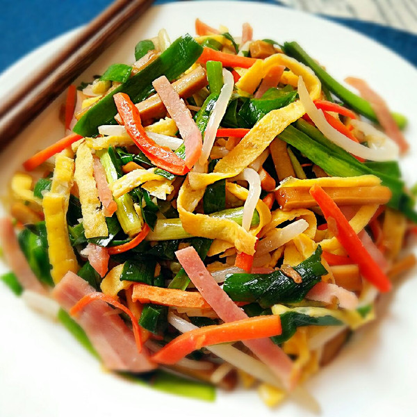 炒合菜家常做法-素食的实践