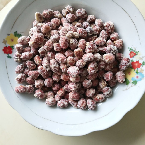 liujie520的山东大花生做出休闲小零食~糖霜花