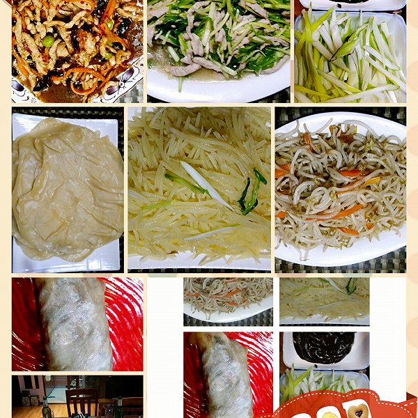 春饼八种配菜凉菜