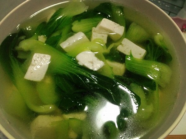 青菜豆腐汤