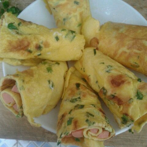 早餐营养鸡蛋饼的做法