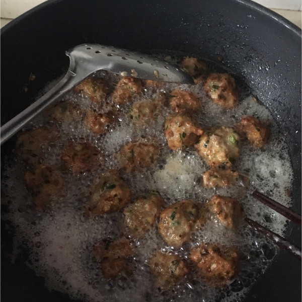 木子丸子的炸肉丸子童鞋大米(肉圆)做法的学伊春猪肉图片