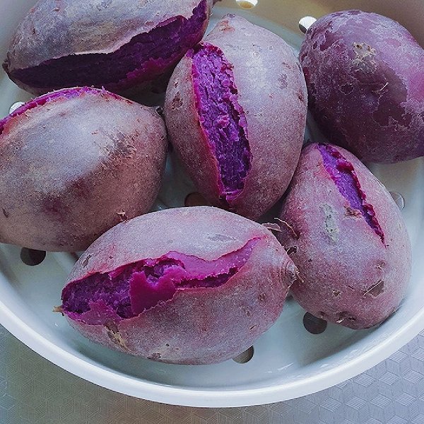 吴侬软语0的蒸紫薯做法的学习成果照