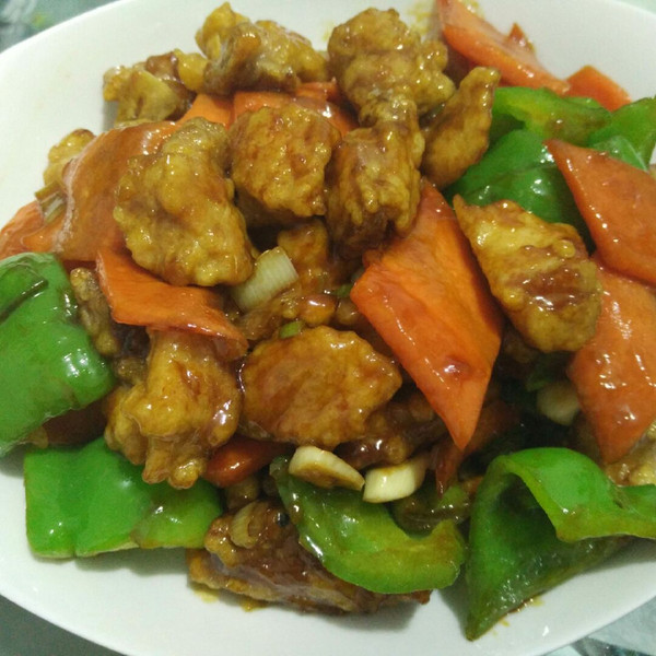青椒溜肉段