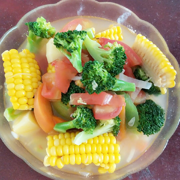 Dearぁ魑魅筱琪的蔬菜瘦身汤做法的学习成果