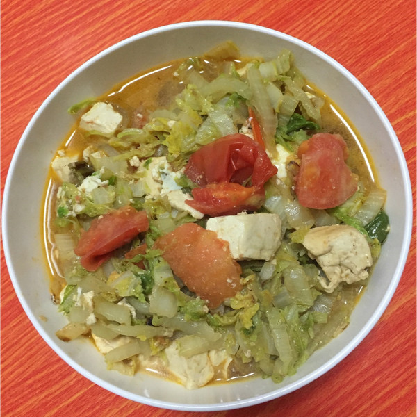 小胖子xxl的白菜豆腐汤做法的学习成果照