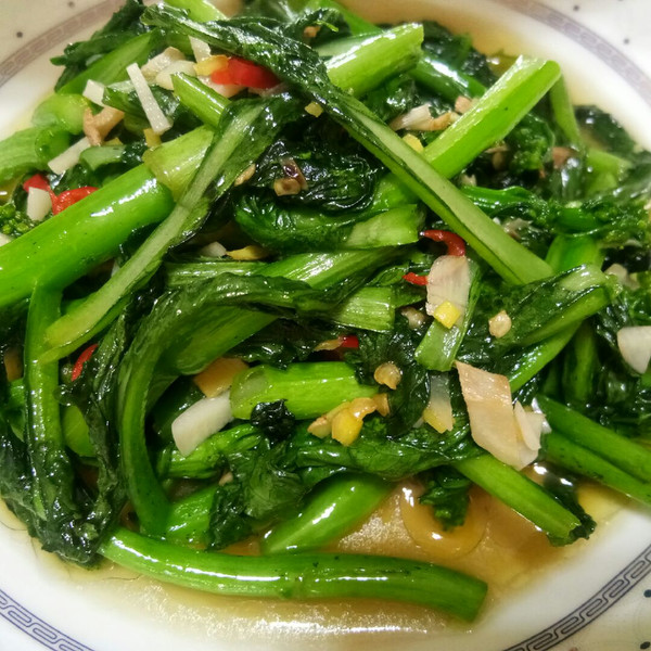 清炒油麦菜