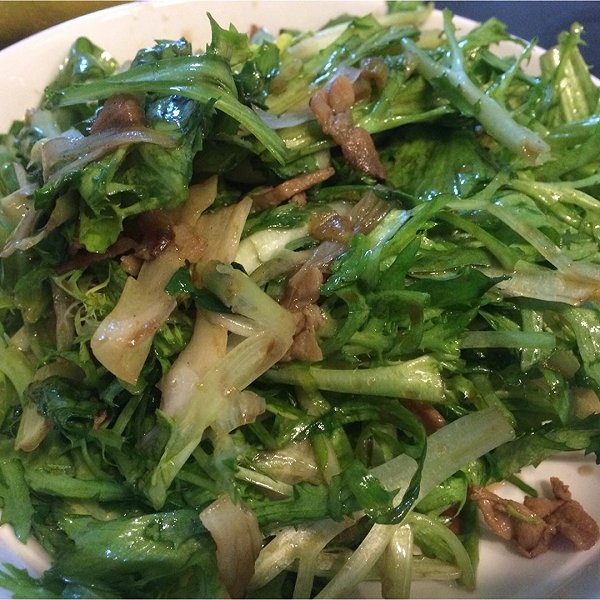 宝石46的肉丝拌苦苣菜做法的学习成果照