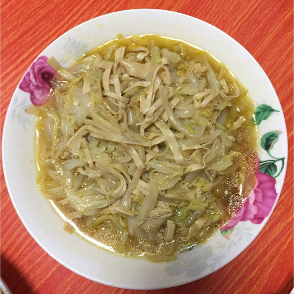 小胖子xxl的白菜炒干豆腐做法的学习成果照