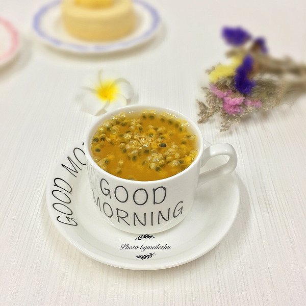 美乐猪的百香果汁做法的学习成果照_豆果美食