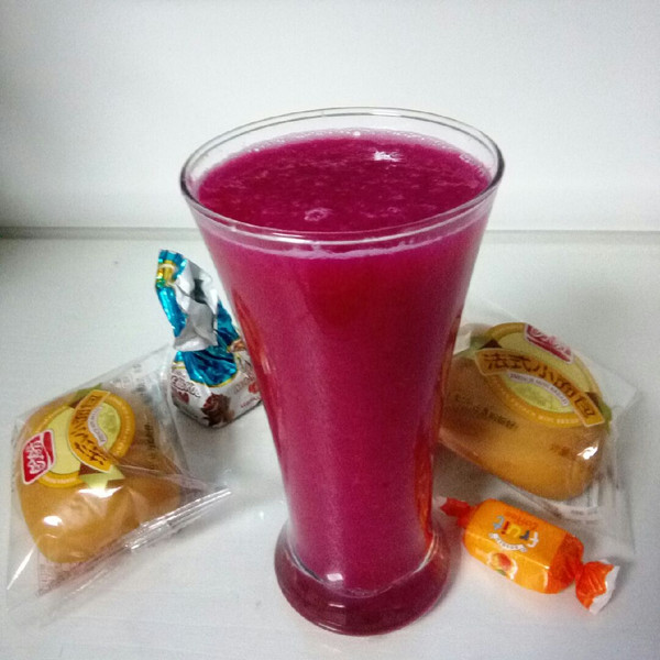 爱荣编织的火龙果柚子果汁做法的学习成果照