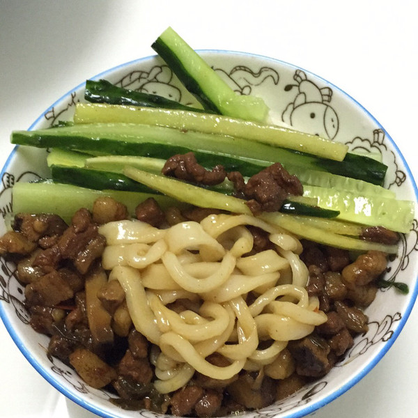 Hiclyb的正宗老北京炸酱面做法的学习成果照_