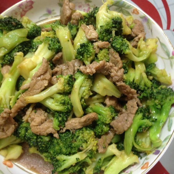 肉炒西兰花