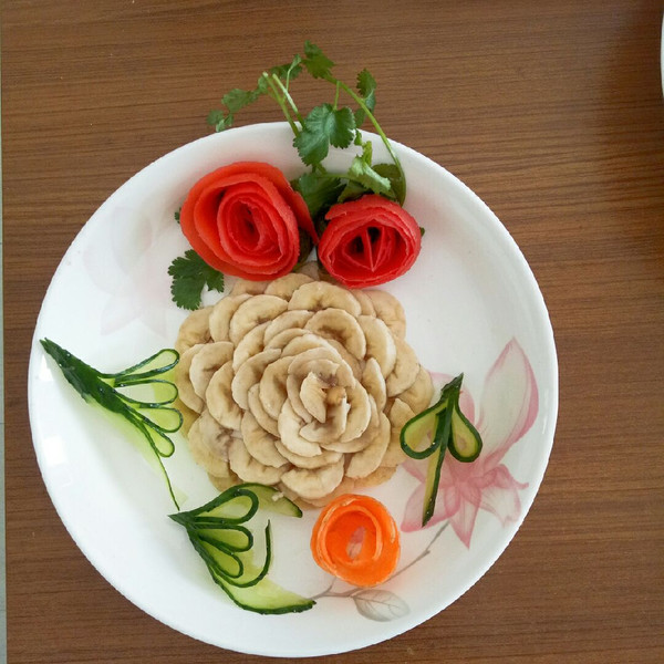 摆盘装饰花
