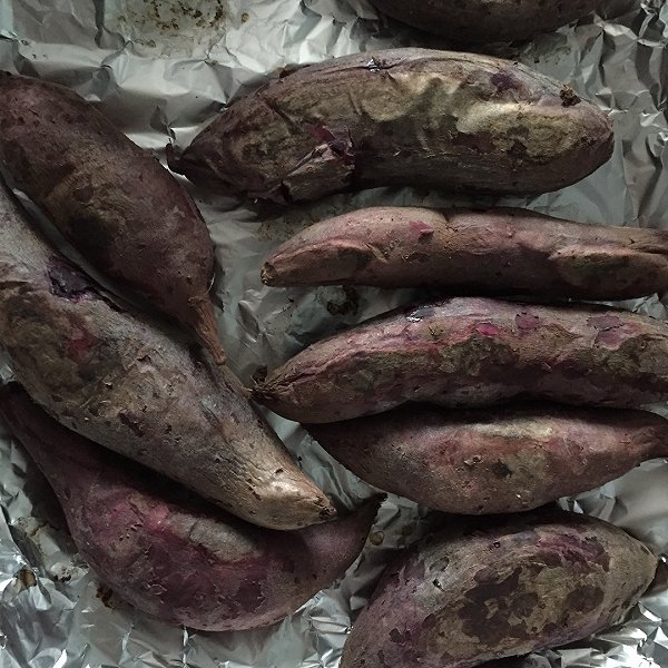 第四人称001的烤紫薯做法的学习成果照_豆果