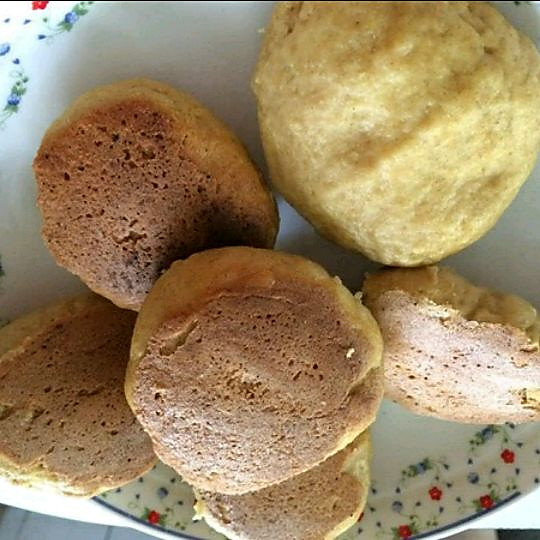 玉米面的贴饼子