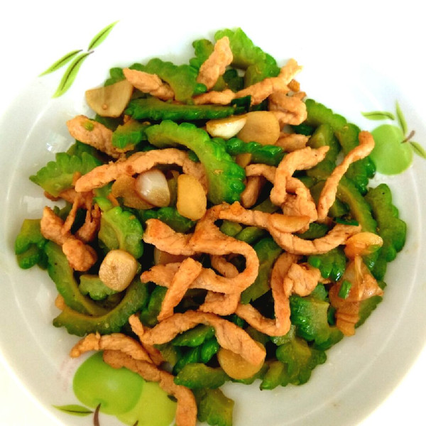 大宁河的早晨的苦瓜炒肉丝做法的学习成果照