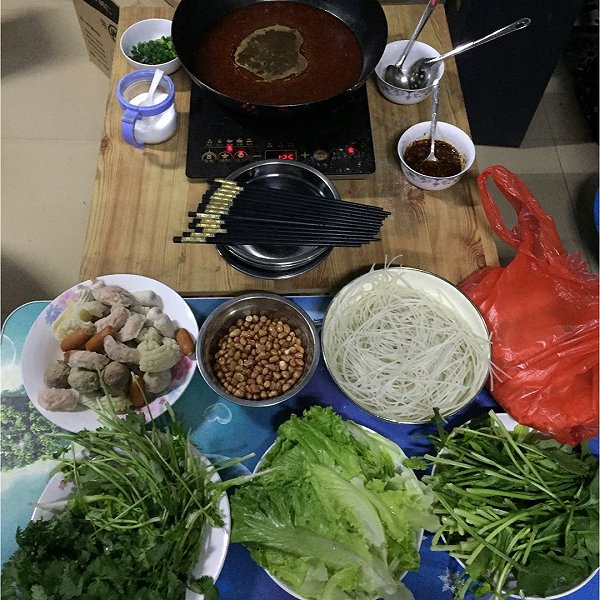 第四人称001的家常麻辣火锅做法的学习成果照