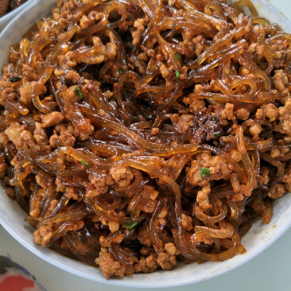 肉末粉条(蚂蚁上树)