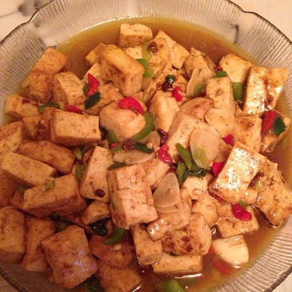 素炒豆腐