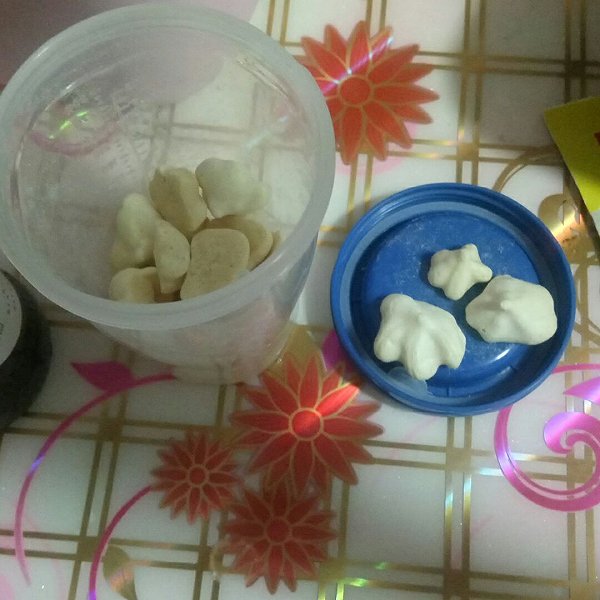 菇凉,不温柔*的溶溶豆做法的学习成果照