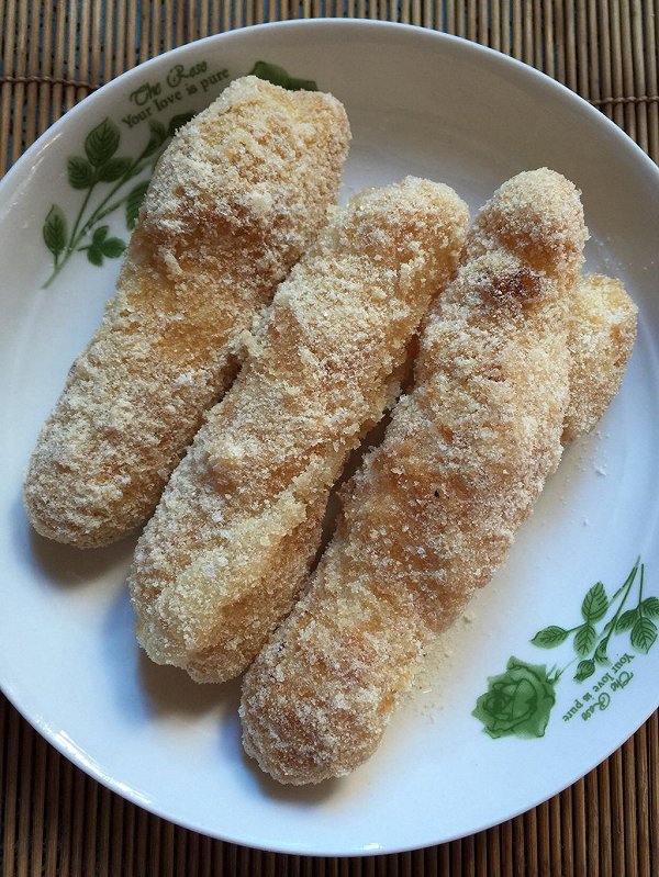 妮可o123的糯米吊浆做的酥角做法的学习成果