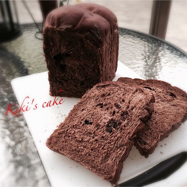 Kikinl的法芙娜巧克力吐司做法的学习成果照_豆