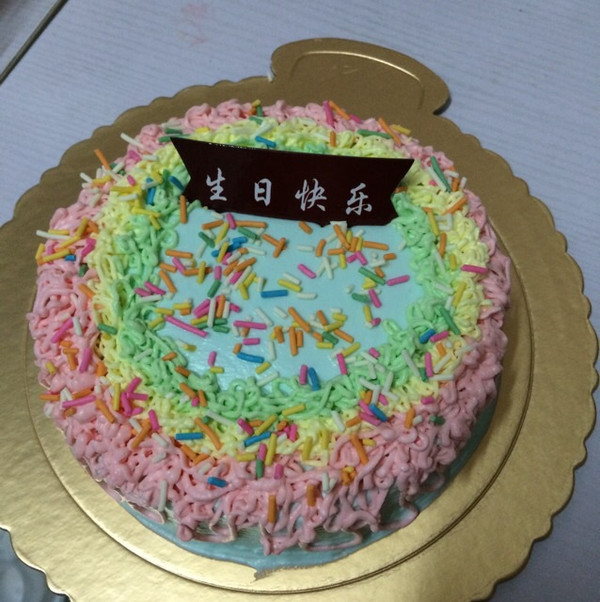 戚风蛋糕(8寸)——奶油生日蛋糕的一条龙做法